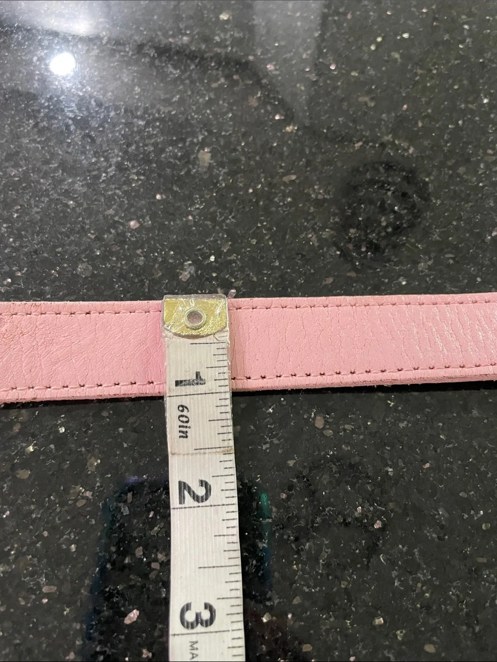Vintage Wrangler Girls Pink Leather Western Belt Silver-Tone Heart Buckle